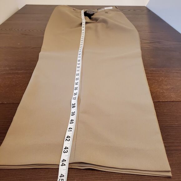 NWT Botany 500 Casual Dress Pants Size W50 Camel Flat Front by Haband $59 - Picture 6 of 16